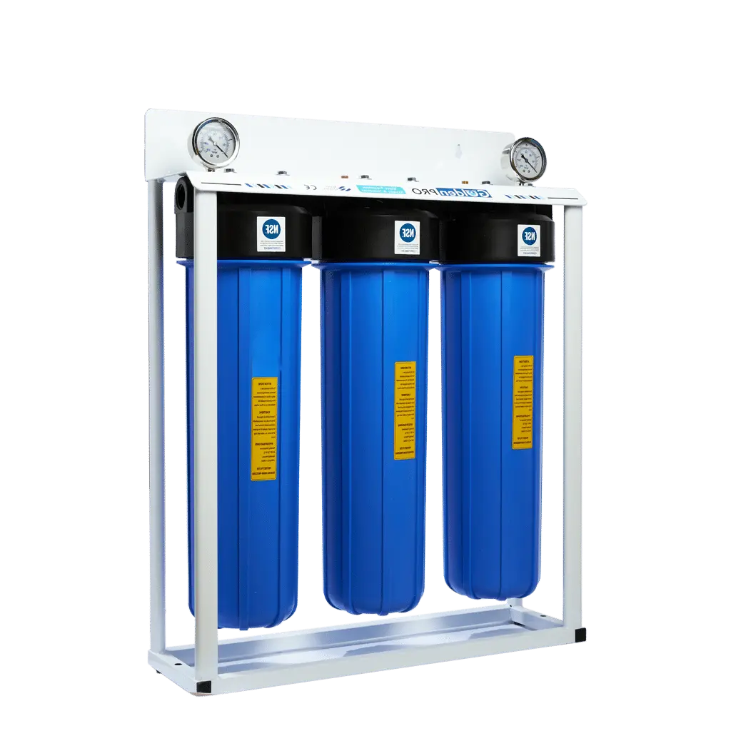 فلتر ثلاثي جامبو لتنقية المياه للخط الرئيسي تنقية الخزانات